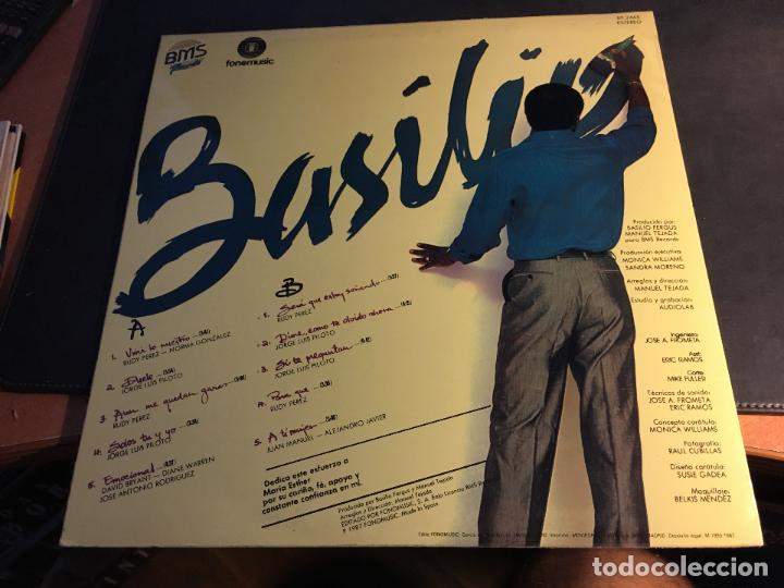 Discos de vinilo: BASILIO (SERA QUE ESTOY SO&Ntilde;ANDO) LP ESPA&Ntilde;A 1987 (B-29) - Foto 2