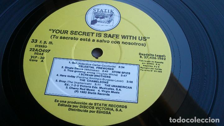 Discos de vinilo: YOUR SECRETS SAFE WITH US - DOBLE LP - 1982 - Foto 3