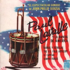 Discos de vinilo: PAUL LAVALLE Y LA BANDA DE AMERICA - EP MGM DE 1961 ,RF-2589. Lote 89638264