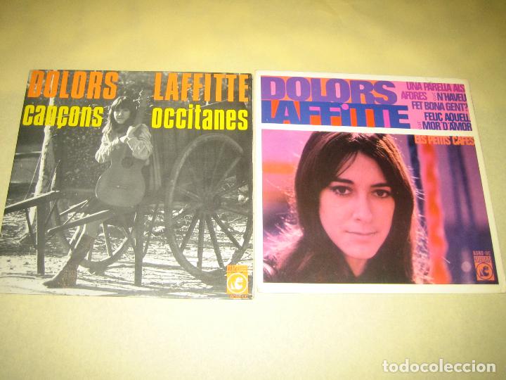 Discos de vinilo: DOLORS LAFFITTE - LOTE DE DOS SINGLES - Foto 1