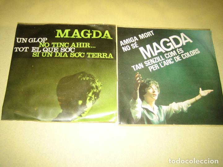 Discos de vinilo: MAGDA - LOTE DE DOS SINGLES - Foto 1