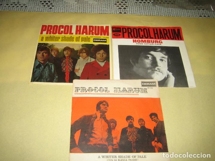 Discos de vinilo: PROCOL HARUM  - LOTE DE 3 SINGLES - Foto 1