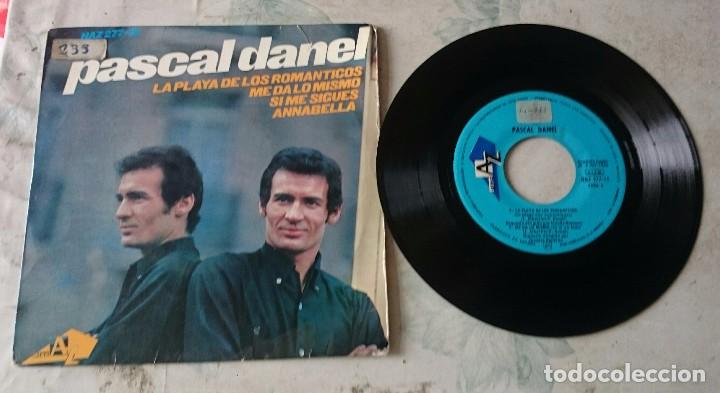 Discos de vinilo: Pascal Danel: La playa de los rom&aacute;nticos + 3 (Hispavox AZ 1966) - Foto 1