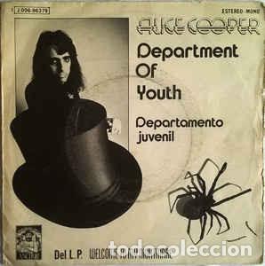 ALICE COOPER – DEPARTMENT OF YOUTH / COLD ETHYL SINGLE 1975 (Música - Discos - Singles Vinilo - Heavy - Metal)