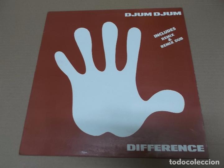 Discos de vinilo: DJUM DJUM (MX) DIFFERENCE +3 TRACKS A&Ntilde;O 1991 - Foto 1