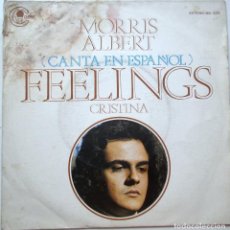 Discos de vinilo: MORRIS ALBERT ''FEELINGS'' AÑO 1975 VINILO DE 7'' SINGLE DE 2 CANCIONES. Lote 89786412