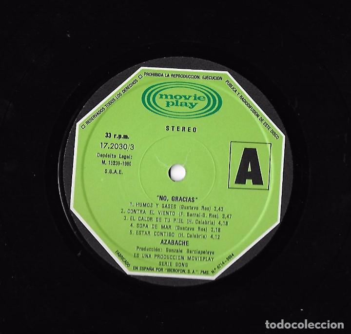 Discos de vinilo: AZABACHE: NO, GRACIAS - Foto 4