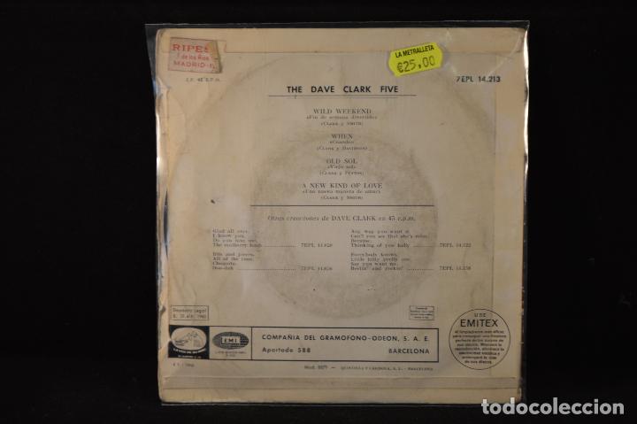 Discos de vinilo: DAVE CLARK FIVE - WILD WEEKEND +3 - EP - Foto 2