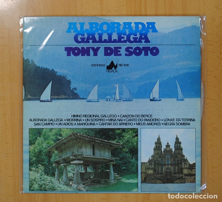 Discos de vinilo: TONY DE SOTO - ALBORADA GALLEGA - LP - Foto 1