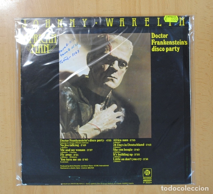 Discos de vinilo: JOHNNY WAKELIN - AFRICAN MAN - LP - Foto 2