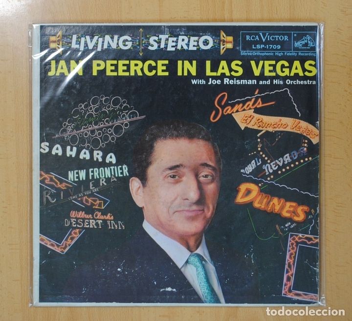 Discos de vinilo: JAN PEERCE - IN LAS VEGAS - LP - Foto 1