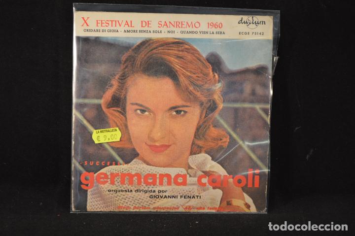 Dischi in vinile: GERMANA CAROLI - GRINDARE DI GIOIA +3 - EP