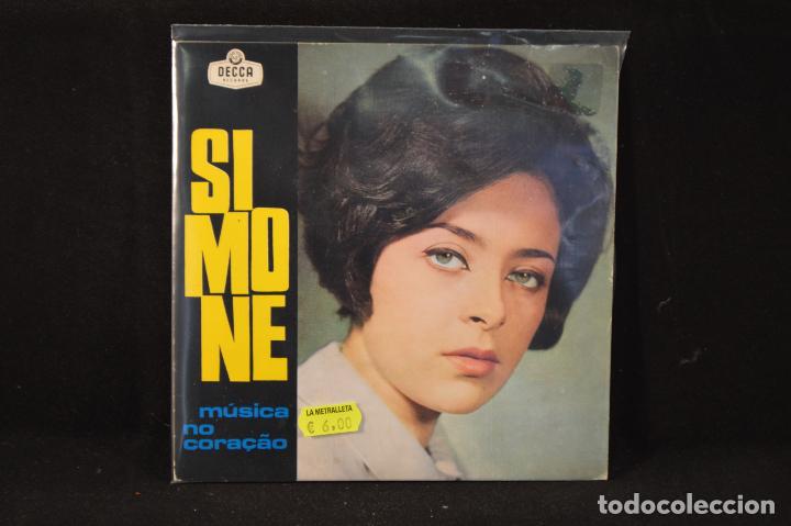 Discos de vinilo: SIMONE - MUSICA NO CORA&Ccedil;AO +3 - EP - Foto 1