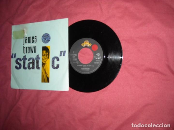 Discos de vinilo: JAMES BROWN ( STATIC ) single 1988 HOL - Foto 1