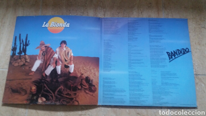Discos de vinilo: LA BIONDA &rdquo; BANDIDO&rdquo; DISCO.SPAIN 1979. - Foto 1