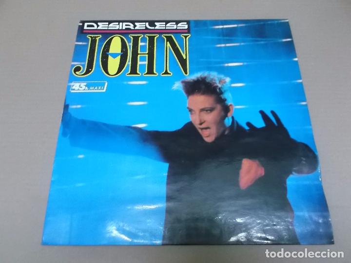 Discos de vinilo: DESIRELESS (MX) JOHN (2 TRACKS) A&Ntilde;O 1988 - Foto 1