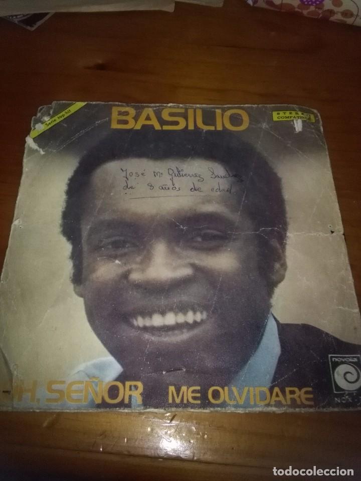 Discos de vinilo: BASILIO. OH SE&Ntilde;OR. ME OLVIDAR&Eacute;. MB3 - Foto 1