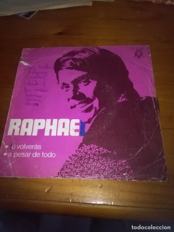 Discos de vinilo: RAPHAEL. TU VOLVER&Aacute;S. A PESAR DE TODO. MB2 - Foto 1