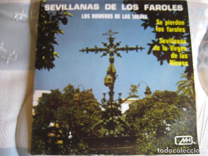 Discos de vinilo: LOS ROMEROS DE LAS NIEVES Sg MH 1973 SEVILLANAS DE LOS FAROLES