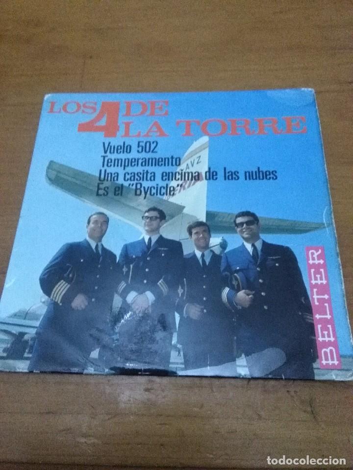 Discos de vinilo: LOS 4 DE LA TORRE. VUELO 502. MB2 - Foto 1
