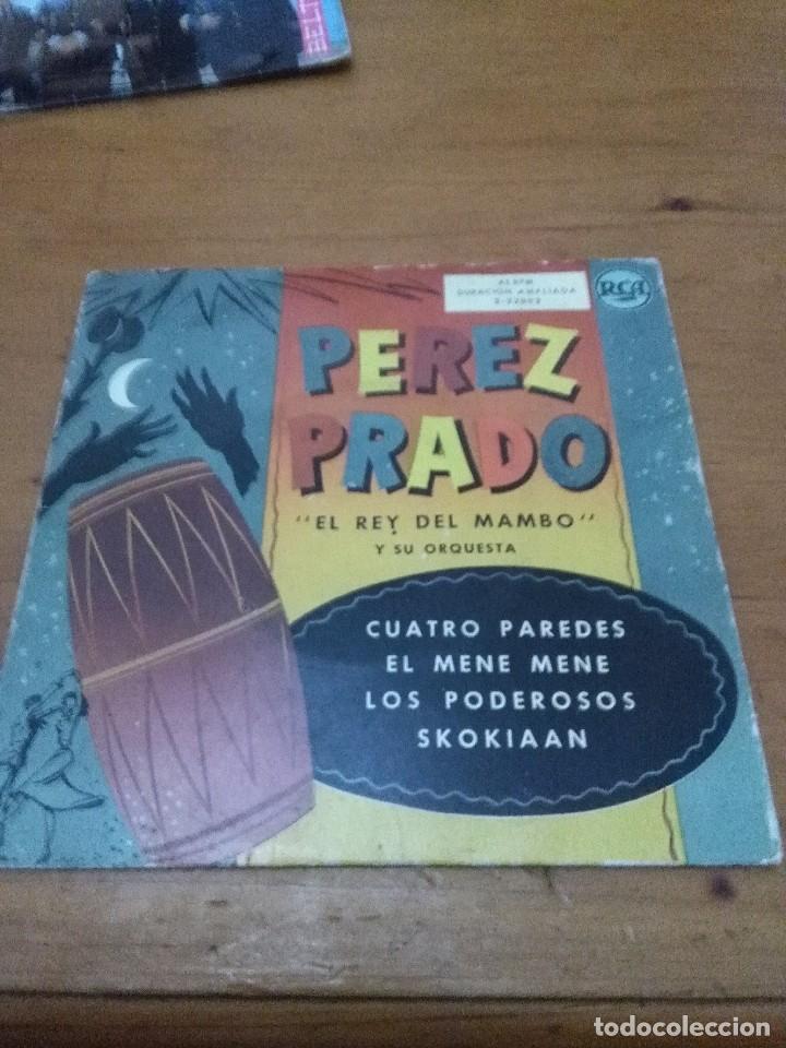 Discos de vinilo: PEREZ PRADO. EL REY DEL MAMBO Y SU ORQUESTA. CUATRO PAREDES. EL MENE MENE. LOS PODEROSOS... - Foto 1