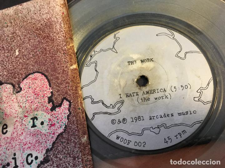 Discos de vinilo: THE WORK ( I HATE AMERICA) SINGLE  (EPI9) - Foto 4
