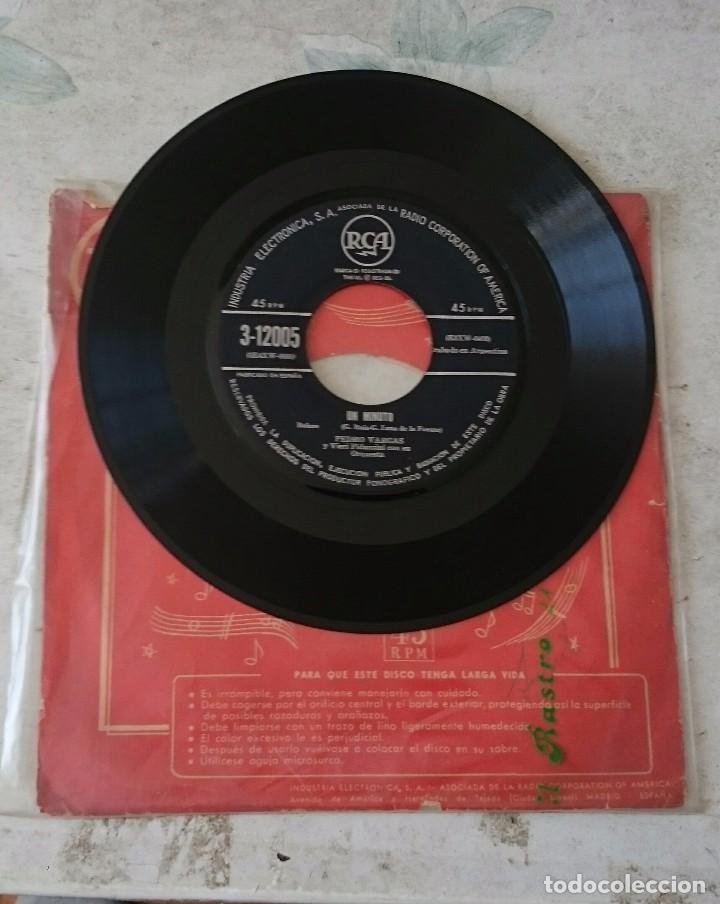 Discos de vinilo: Pedro Vargas: Coraz&oacute;n, coraz&oacute;n / Un minuto (Rca 1959) - Foto 2