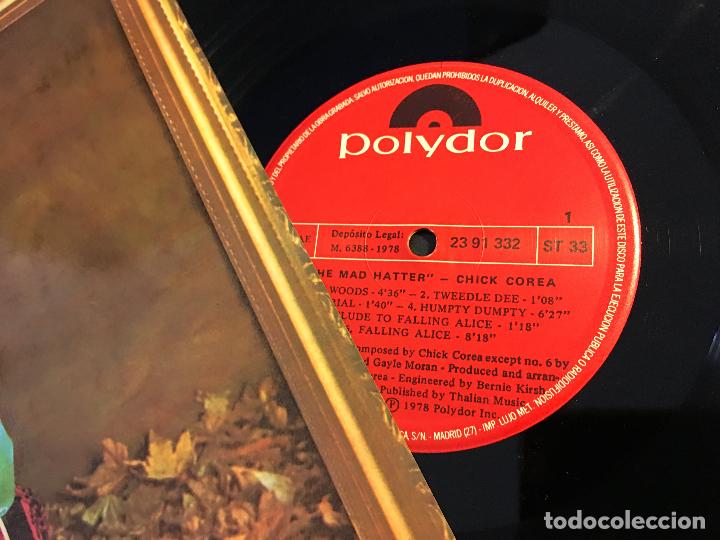 Discos de vinilo: CHICK COREA (MAD HATTER) LP 1978 ESPA&Ntilde;A (B-29) - Foto 2
