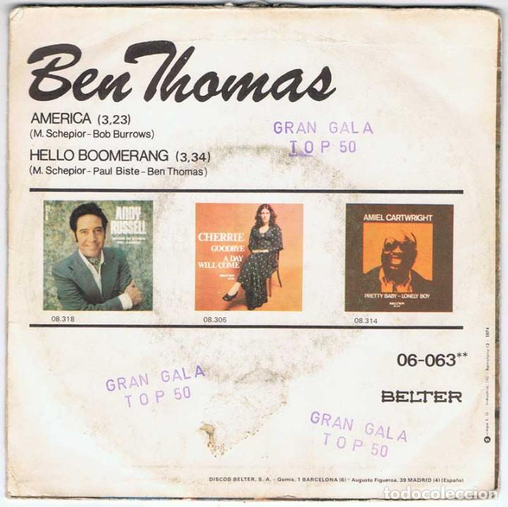 Discos de vinilo: Ben Thomas - America + Hello, boomerang - Foto 2