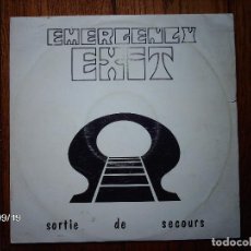 Discos de vinilo: EMERGENCY EXIT - SORTIE DE SECOURS - ROBERT LATXAGUE - MUY DIFICIL DE ENCONTRAR. Lote 90449274