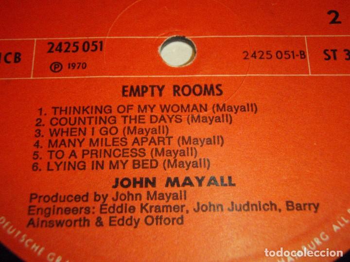 Discos de vinilo: John Mayall &ndash; Empty Rooms, Scandinavia 1979 Polydor - Foto 4