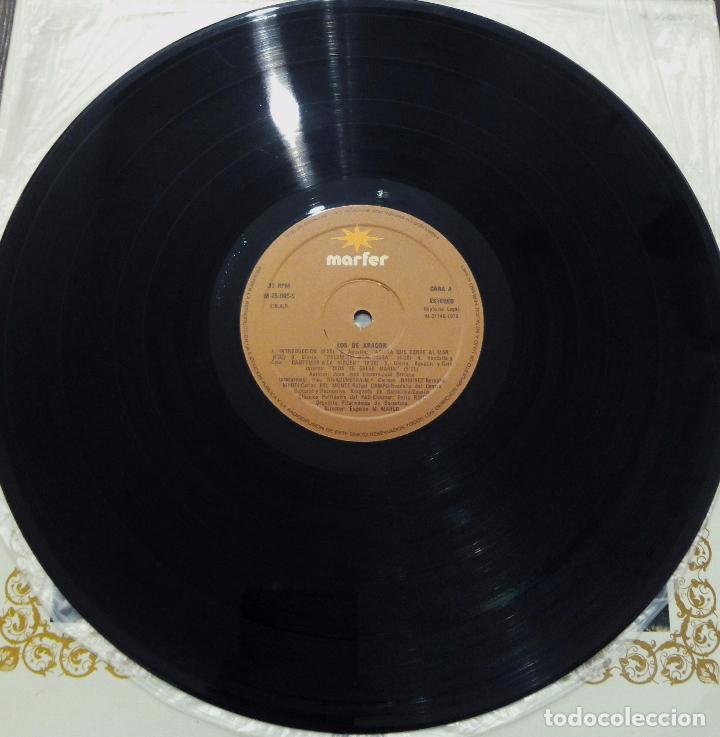 Discos de vinilo: LP LOS DE ARAG&Oacute;N - ALMA DE DIOS - MARFER 1979. - Foto 4