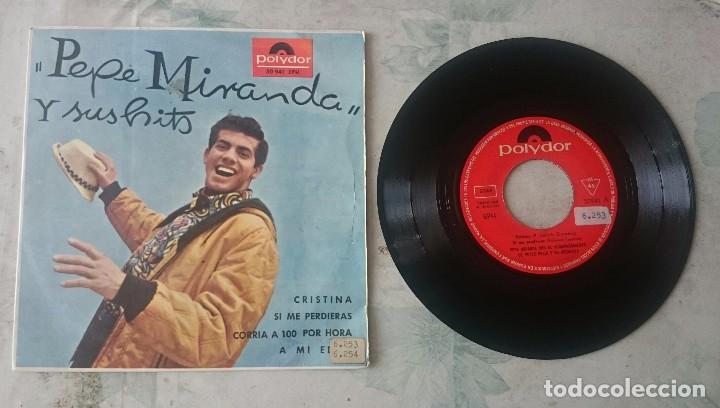 Disques de vinyle: Pepe Mendoza y sus hits: Cristina + 3 (Polydor 1964)