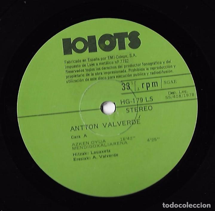 Discos de vinilo: ANTTON VALVERDE: LAUAXETA - Foto 4