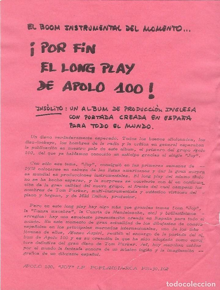 Discos de vinilo: APOLO 100 (APOLLO 100): JOY - Foto 3
