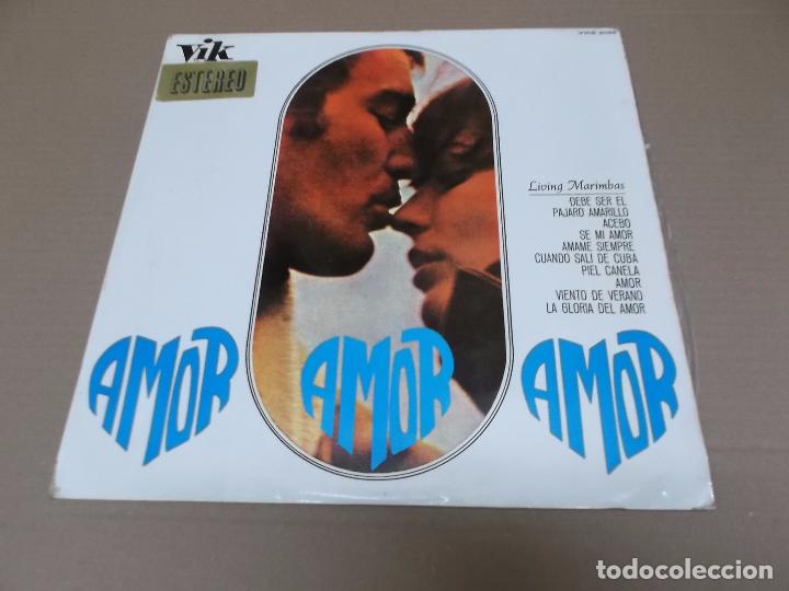 Disques de vinyle: LIVING MARIMBAS (LP) AMOR, AMOR, AMOR A&Ntilde;O 1968