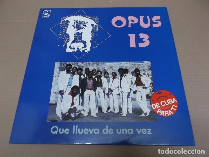 Discos de vinilo: OPUS 13 (LP) QUE LLUEVA DE UNA VEZ A&Ntilde;O 1987