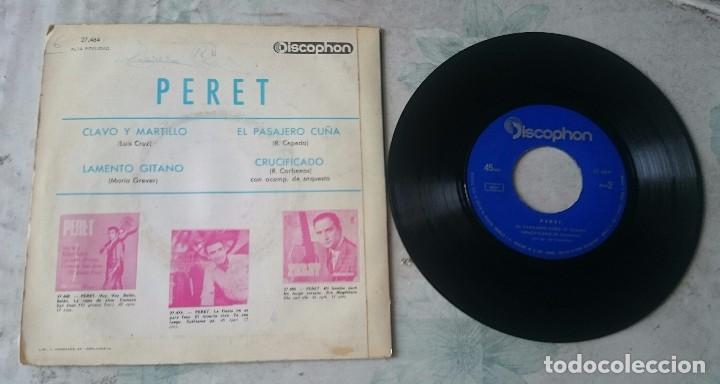 Discos de vinilo: Peret: Clavo y martillo + 3 (Discophon 1965) - Foto 2