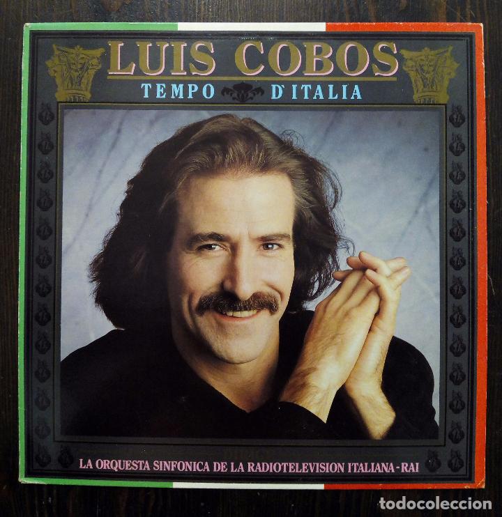 Discos de vinilo: LP LUIS COBOS - TEMPO DITALIA - CBS 1987. - Foto 1