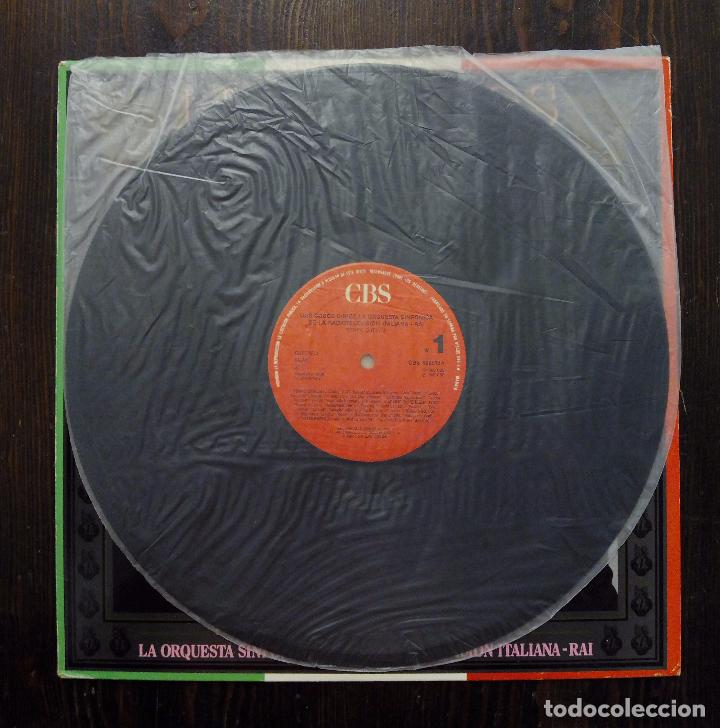 Discos de vinilo: LP LUIS COBOS - TEMPO DITALIA - CBS 1987. - Foto 3