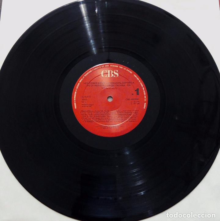 Discos de vinilo: LP LUIS COBOS - TEMPO DITALIA - CBS 1987. - Foto 4