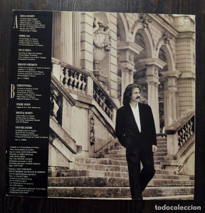 Discos de vinilo: LP LUIS COBOS - VIENNA CONCERTO - CBS 1988. - Foto 2