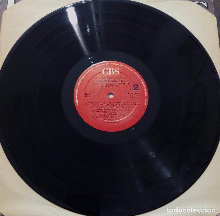 Discos de vinilo: LP LUIS COBOS - VIENNA CONCERTO - CBS 1988. - Foto 5
