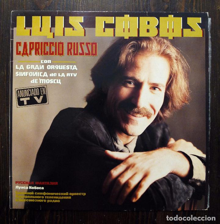 Discos de vinilo: LP LUIS COBOS - CAPRICCIO RUSSO - CBS 1986. - Foto 1