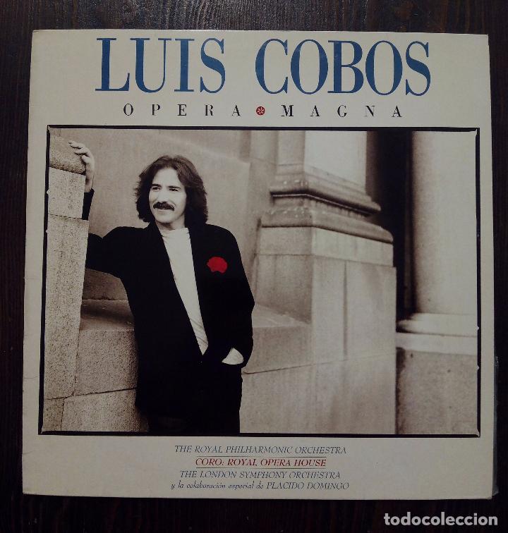 Discos de vinilo: LP LUIS COBOS - OPERA MAGNA - EPIC 1989. - Foto 1
