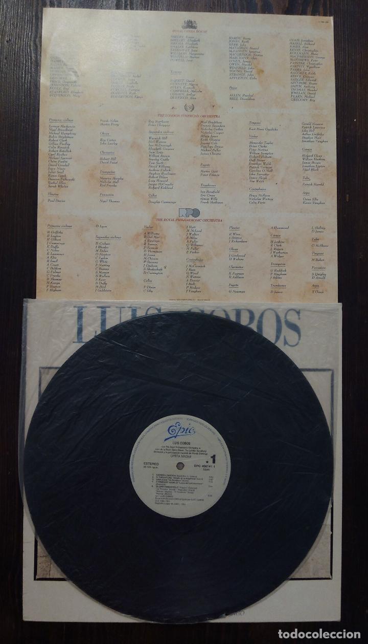 Discos de vinilo: LP LUIS COBOS - OPERA MAGNA - EPIC 1989. - Foto 3
