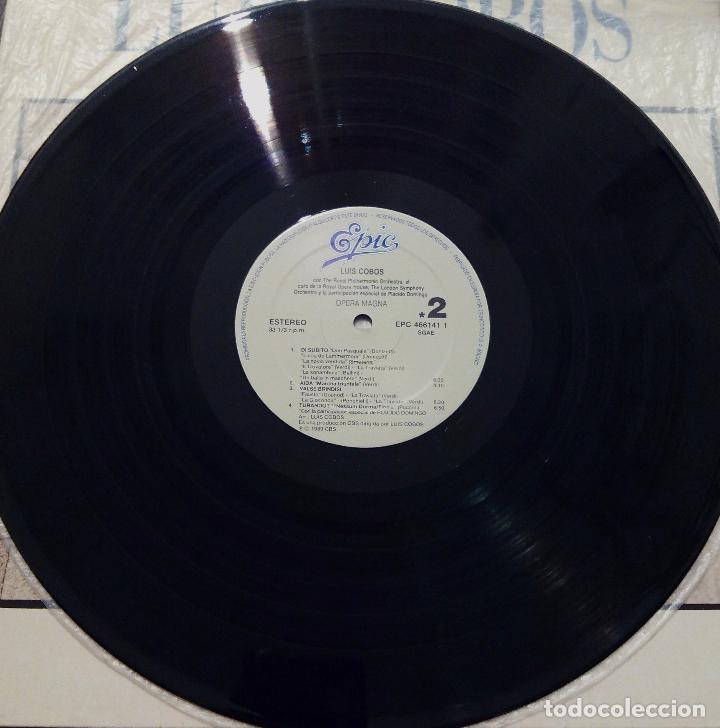 Discos de vinilo: LP LUIS COBOS - OPERA MAGNA - EPIC 1989. - Foto 5