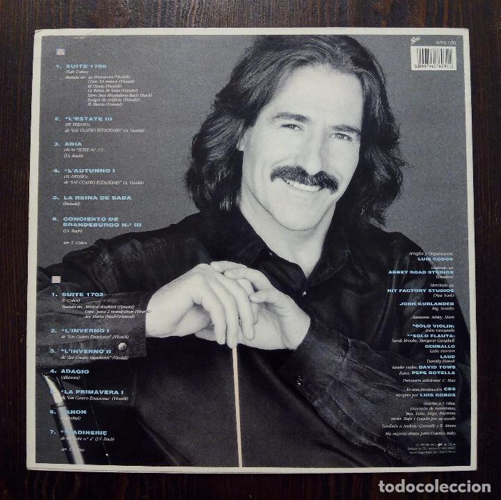 Discos de vinilo: LP LUIS COBOS - SUITE 1700 -  EPIC 1990. - Foto 2