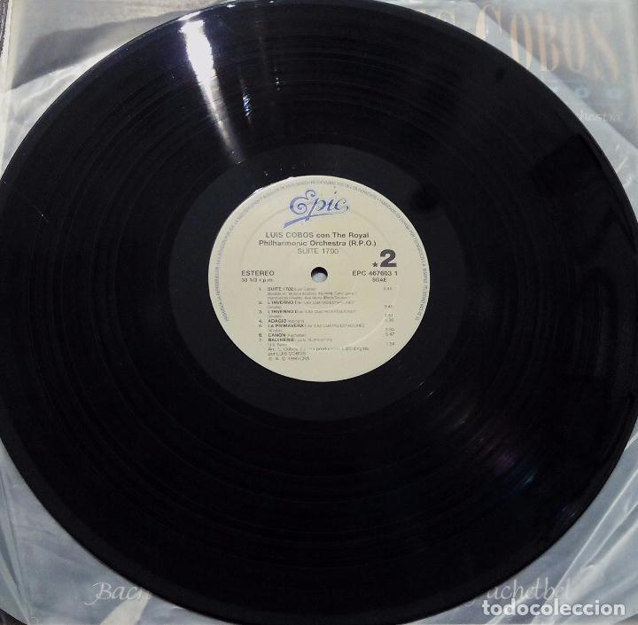Discos de vinilo: LP LUIS COBOS - SUITE 1700 -  EPIC 1990. - Foto 5