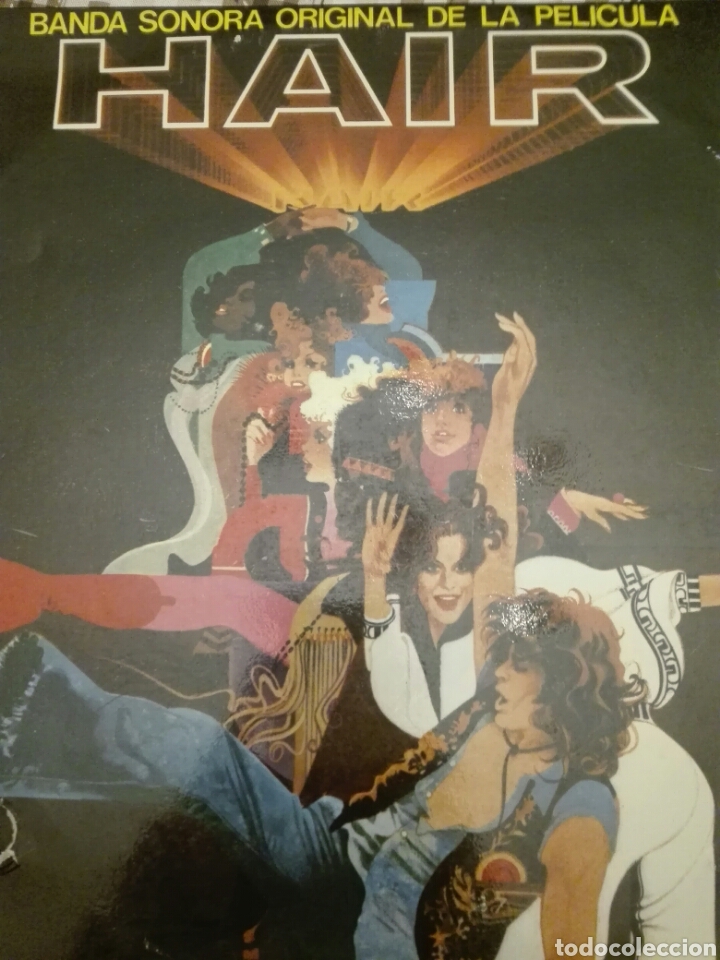 Discos de vinilo: Doble disco vinilo BSO HAIR - Foto 1